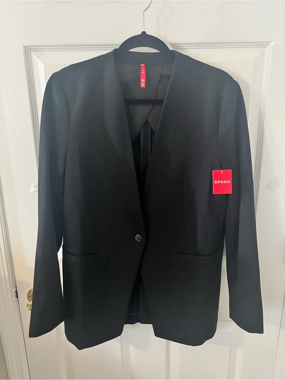 SPANX Black Blazer with Red Label